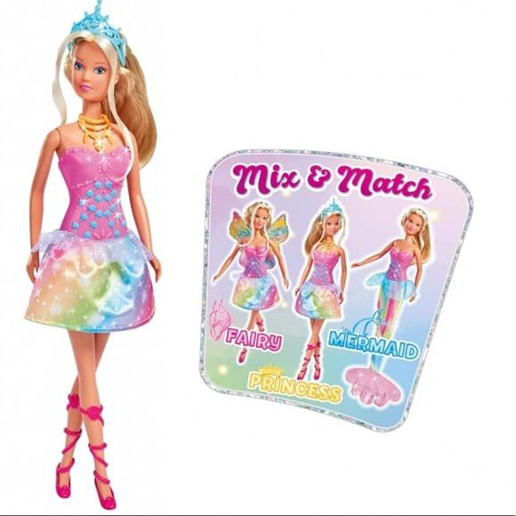 Steffi Love Dream 3in1 Fairy Princess Mermaid Doll - Picture 4 of 5